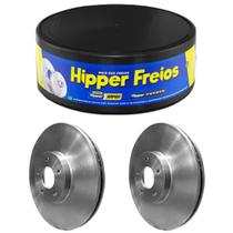 Par Disco Freio Fox 2010 a 2018 Dianteiro Ventilado Hipper Freios