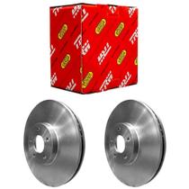 Par Disco Freio Hyundai Tucson 2004 a 2015 Dianteiro Ventilado RCDI0614.0 Original TRW