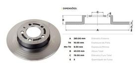 Par disco freio jac j5 1.5 2010/2016 tras.solido Par disco freio jac j5 1.5 2010/2016 tras.solido