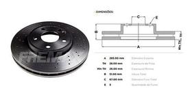 Par disco freio mercedes a200/b200 13/.. dian.ventila