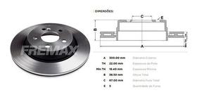 Par disco freio mercedes cl500 5.0 06/11 tras.ventila Par disco freio mercedes cl500 5.0 06/11 tras.ventila