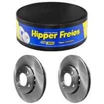 Par Disco Freio Montana 2004 a 2018 Dianteiro Ventilado Hipper Freios Aro 14