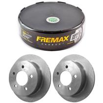 Par Disco Freio Outlander 2008 a 2018 Traseiro Sólido Fremax