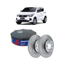 Par Disco Freio Solido Dianteiro Acdelco Mobi 2016 A 2018 Kit2592