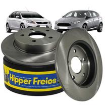 Par Disco Freio Traseiro Focus 1.6 16V 2.0 2009 a 2019 HF18G