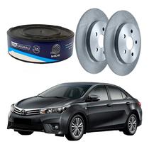Par Disco Freio Traseiro Solido Corolla 1.8 2.0 2015 A 2016