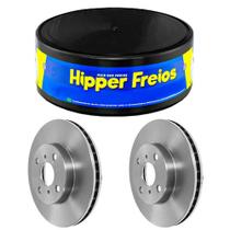 Par Disco Freio Volkswagen Polo Virtus 2018 a 2022 Dianteiro Ventilado Hipper Freios HF81B