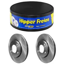 Par Disco Freio Voyage 2012 a 2018 Dianteiro Ventilado Hipper Freios