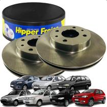 Par Discos De Freio Dianteiro Ventilado Original Fiat Palio