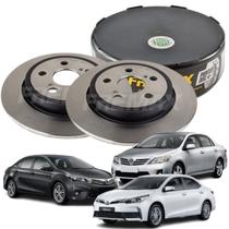 Par Discos De Freio Traseiro Sólido Toyota Corolla 1.8 2.0
