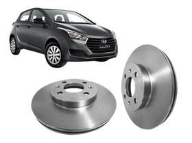 Par Discos De Freio Ventilado Hyundai Hb20 Hatch Sedan Trw