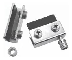 Par Dobradiça Vitrine Rack Cristaleira Vidro Abrir 4 À 8mm