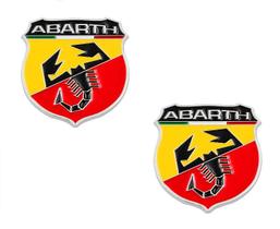 Par Emblema Abarth Itália Fiat 500 Punto Palio Bravo Uno 500