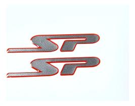 Par Emblema Adesivo Resinado Compatível Fiat Stilo SP Par Emblema Adesivo Resinado Compatível Fiat Stilo SP
