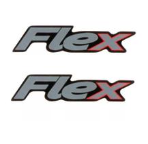 Par Emblema Adesivo Resinado Flex Peugeot 207 306 307 408