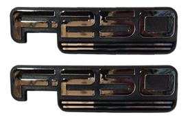 Par Emblema Alto Relevo F250 Para F-250 1999 a 2012 Par Emblema Alto Relevo F250 Para F-250 1999 a 2012