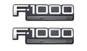 Par Emblema F1000 Alto Relevo Lateral do Paralama