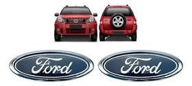 Par Emblema Ford Dianteira E Traseira Ecosport 2003 A 2012 Azul Par Emblema Ford Dianteira E Traseira Ecosport 2003 A 2012 Azul