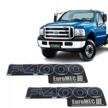 Par Emblema Lateral Do Paralama Ford F4000 Euromec - 05/12 - 5C3516B114BC