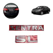 Par Emblema Letreiro SL Sentra Cromado 2009 10 11 12 a 2019 Par Emblema Letreiro SL Sentra Cromado 2009 10 11 12 a 2019