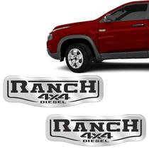Par Emblemas Toro Ranch 4x4 Diesel 2018 2019 2020 Resinado