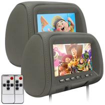 Par Encosto Com Tela Lcd Cinza Polo 2007 2008 2009 2010 2011 2012 2013 7 Polegadas Dependente Replicação Visor Monitor