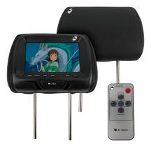 Par Encosto Descanso De Cabeça E Tech Universal Couro Tela LCD 7 Polegadas 2 Peças Par Encosto Descanso De Cabeça E Tech Universal Couro Tela LCD 7 Polegadas 2 Peças