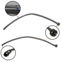 Par Engate Rabicho Monocomando Mangueira Torneira Pia Flexivel Agua Quente Fria Misturador