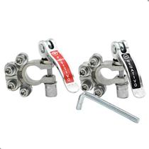 Par Engate Rápido Plug Terminal Bateria Carro Lancha Caminhão