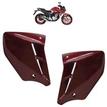 Par Entrada de Ar CBX 250 Twister 2007 Vermelho Acabamento Liso