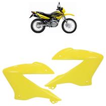 Par Entrada de Ar do Tanque NXR 150 Bros 2008 Amarelo Par Entrada de Ar do Tanque NXR 150 Bros 2008 Amarelo