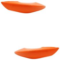 Par Entrada de Ar do Tanque NXR 160 Bros 2019 Laranja Canoa Par Entrada de Ar do Tanque NXR 160 Bros 2019 Laranja Canoa