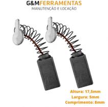 Par Escova de Carvão Para Ferramentas Furadeira Bosch Super Hobby 3114 TC 18 Par Escova de Carvão Para Ferramentas Furadeira Bosch Super Hobby 3114 TC 18