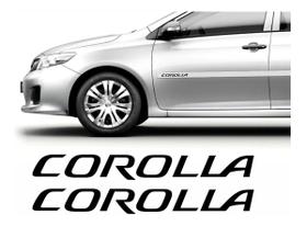 Par Escrita Friso Adesivo Lateral Toyota Corolla