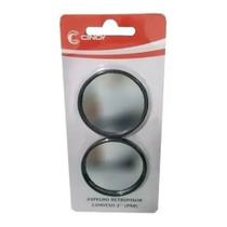 Par Espelho Auxiliar Externo Retrovisor Convexo Universal Olho de Boi 5cm