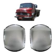 Par Espelho Auxiliar Super Biônico Ponto Cego 14x10cm para Caminhão Par Espelho Auxiliar Super Biônico Ponto Cego 14x10cm para Caminhão