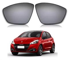 Par Espelho com Base Retrovisor Peugeot 208 2013 a 2018 Par Espelho com Base Retrovisor Peugeot 208 2013 a 2018