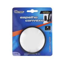 Par Espelho Convexo Auxiliar Redondo Elimina Ponto Cego 78mm Par Espelho Convexo Auxiliar Redondo Elimina Ponto Cego 78mm