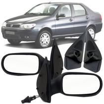 Par Espelho Retrovisor Fiat Siena Palio Palio Weekend 2004 2005 2006 2007 4 Portas Com Acabamento