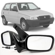 Par Espelho Retrovisor Fiat Uno Fire 2001 2002 2003 2004 2 Portas Regulagem Interna Manual