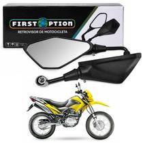 Par Espelho Retrovisor Moto Haste Longa Rebaixada Lente Convexa Rosca Honda First Option Par Espelho Retrovisor Moto Haste Longa Rebaixada Lente Convexa Rosca Honda First Option