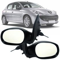 Par Espelho Retrovisor Peugeot 206 207 1999 2000 2001 2002 2003 2004 2005 2006 2007 2008 2009 2010 2011 2012 2013 2014 2015 Regulagem Manual