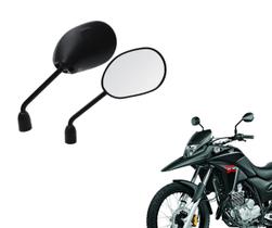 Par Espelho Retrovisor Preto Moto Rena Honda Xre 300 2009 Até 2017 Sem Adptador - 4085 - Renascença