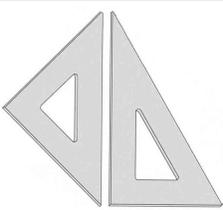 Par Esquadro Arquitetura Engenharia 45 30 Profissional 21 Cm Par Esquadro Arquitetura Engenharia 45 30 Profissional 21 Cm