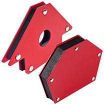 Par Esquadros Magnéticos Para Solda Esquadro De Quina Com Imã Estilo Seta e Hexágono