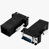 Par Extensores de Cabo VGA via RJ45 até 30 Metros - VGA MACHO X RJ45 Fêmea - KA-1121