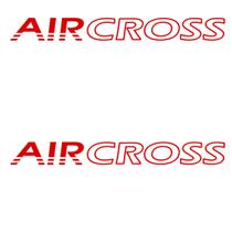 Par Faixa Adesivo Lateral Citroen AirCross - Vermelho