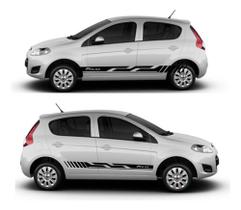 Par Faixa Lateral Fiat Palio Wekendy Vinil Motorista Carona
