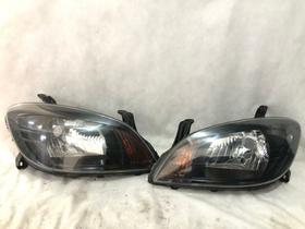 Par Faróis Celta Prisma 2007 a 2015 com LED DRL Máscara Negra Par Faróis Celta Prisma 2007 a 2015 com LED DRL Máscara Negra