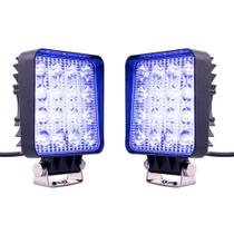 Par Farol 16 Leds Azul 48W Pulverizador Agrícola Universal Par Farol 16 Leds Azul 48W Pulverizador Agrícola Universal